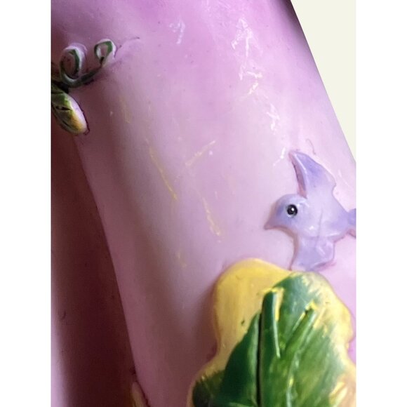 Easter Bunny Figurines Set Of 2 With Spring Details & Decorations - Picture 13 of 13